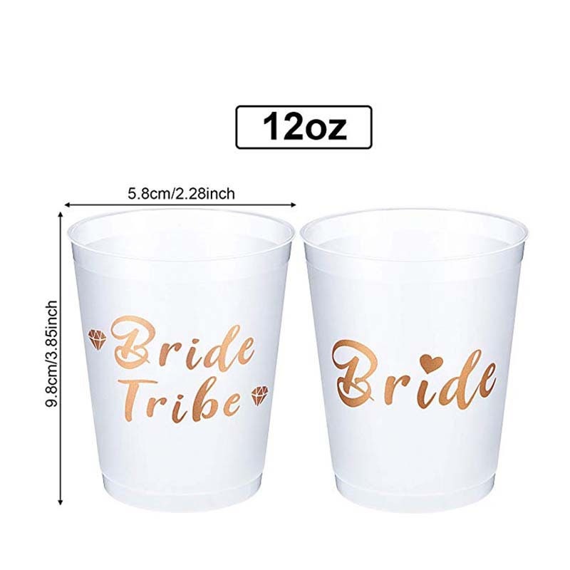 Hen Party Cups+Penis Straws | Reusable Party Cups, Hen Night Cups | Bride Tribe, Bridal Shower Cups | Bridal Shower Gift, Bridesmaid Favors