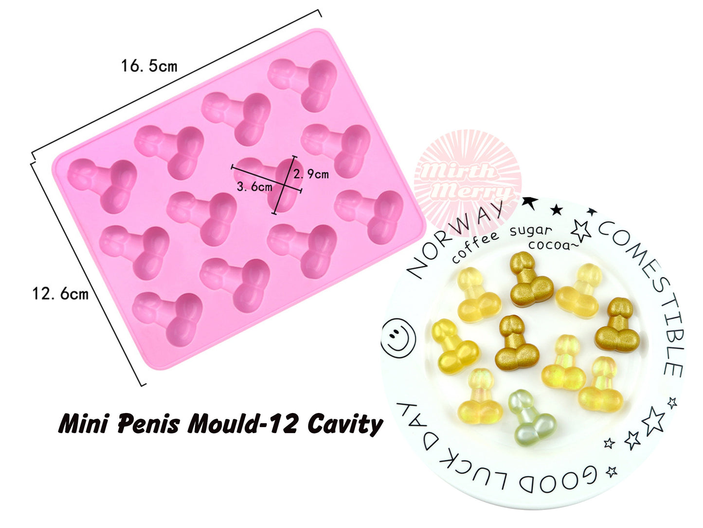 Penis Ice Cube Trays, Penis Chocolate Mold, Dick Ice Mold, Dick Chocolate Mold, Bachelorette Party Favors, Hen Party Favors, Ice Mold
