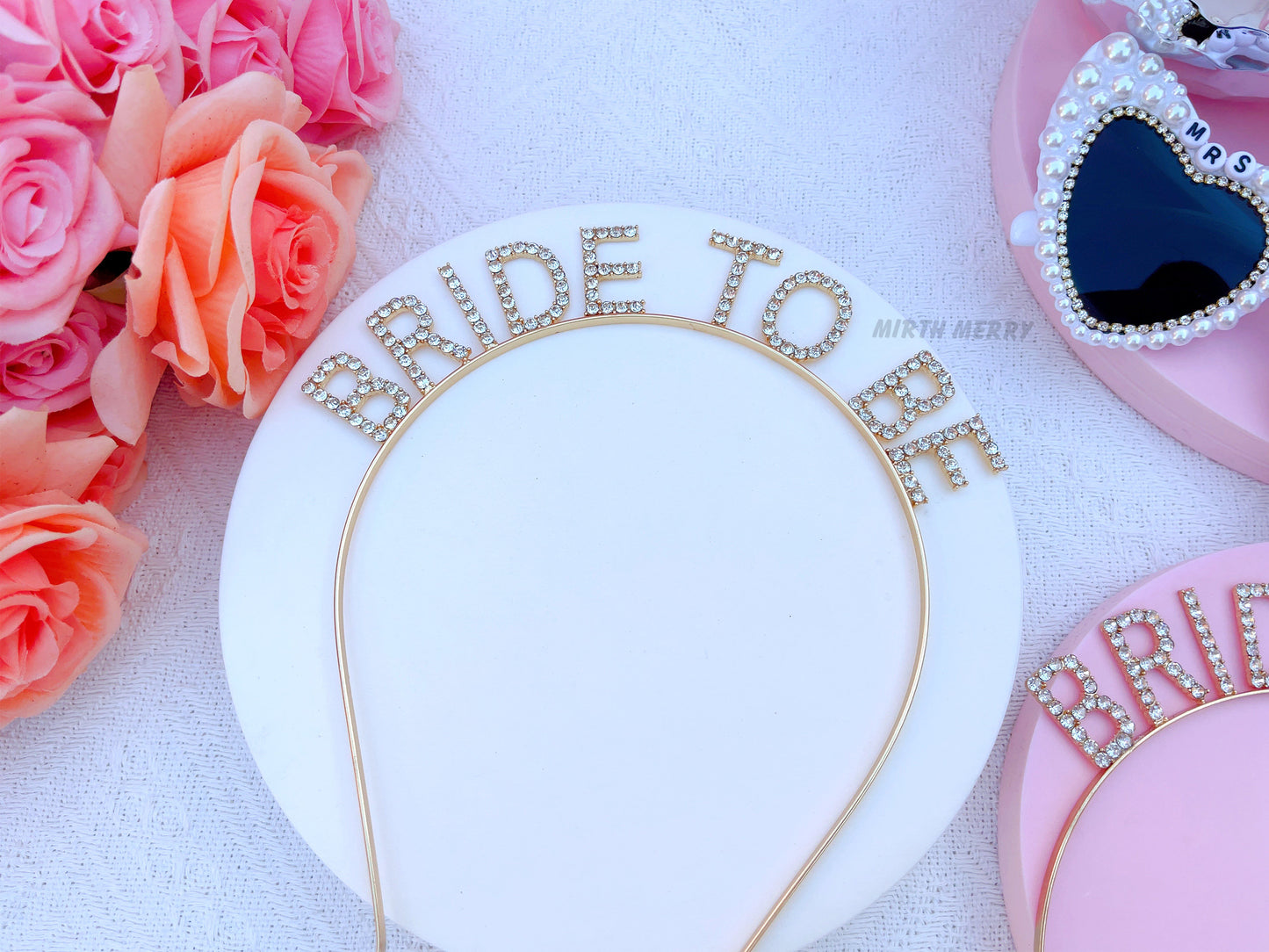 Bride Headband, Bridal Tiara, Gold Bride to Be Head Band, Hen Party, Bride to Be Headband , Bride to Be, Bride Tribe, Team Bride