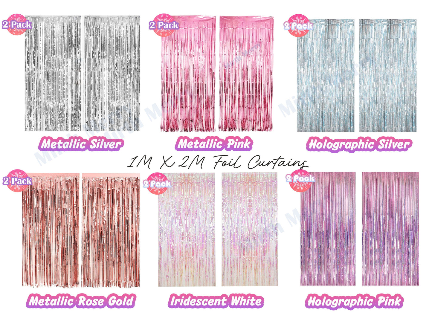 Last Disco Iridescent Banner Set | Last Rodeo Bach Party Decorations, Backdrop Photo Booth Holographic Iridescent Bachelorette Banners