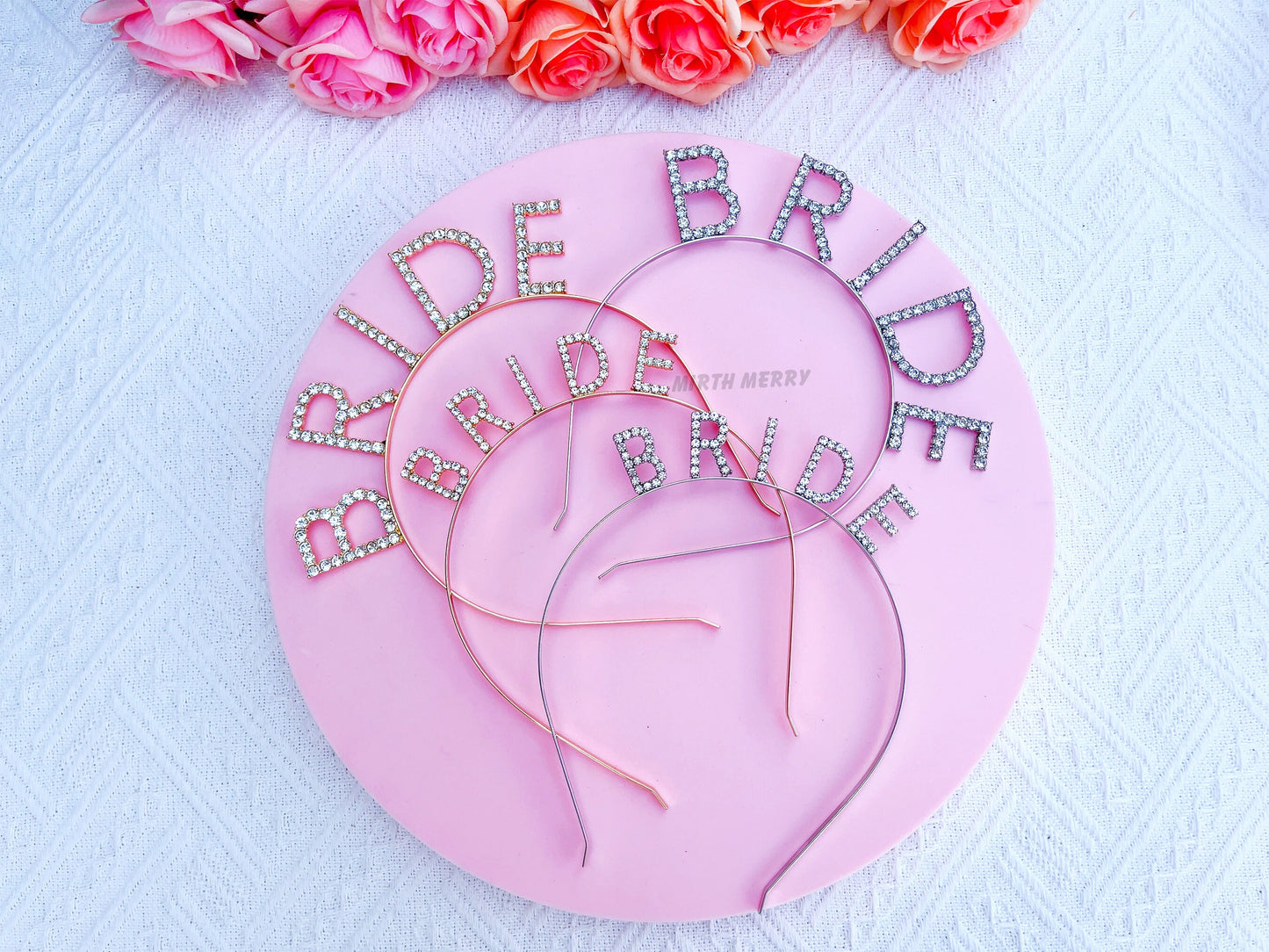 Bride Headband, Bridal Tiara, Silver Diamante Bride Head Band, Hen Party, Bride to Be Headband , Bride to Be, Bride Tribe, Team Bride