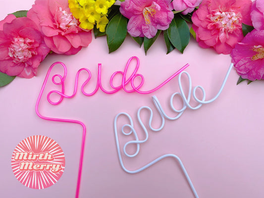 Bride Straw | Bachelorette Party Decorations | Bachelorette Party Favors | Bride To Be Gift | Bridal Shower | Hen Party Supplies