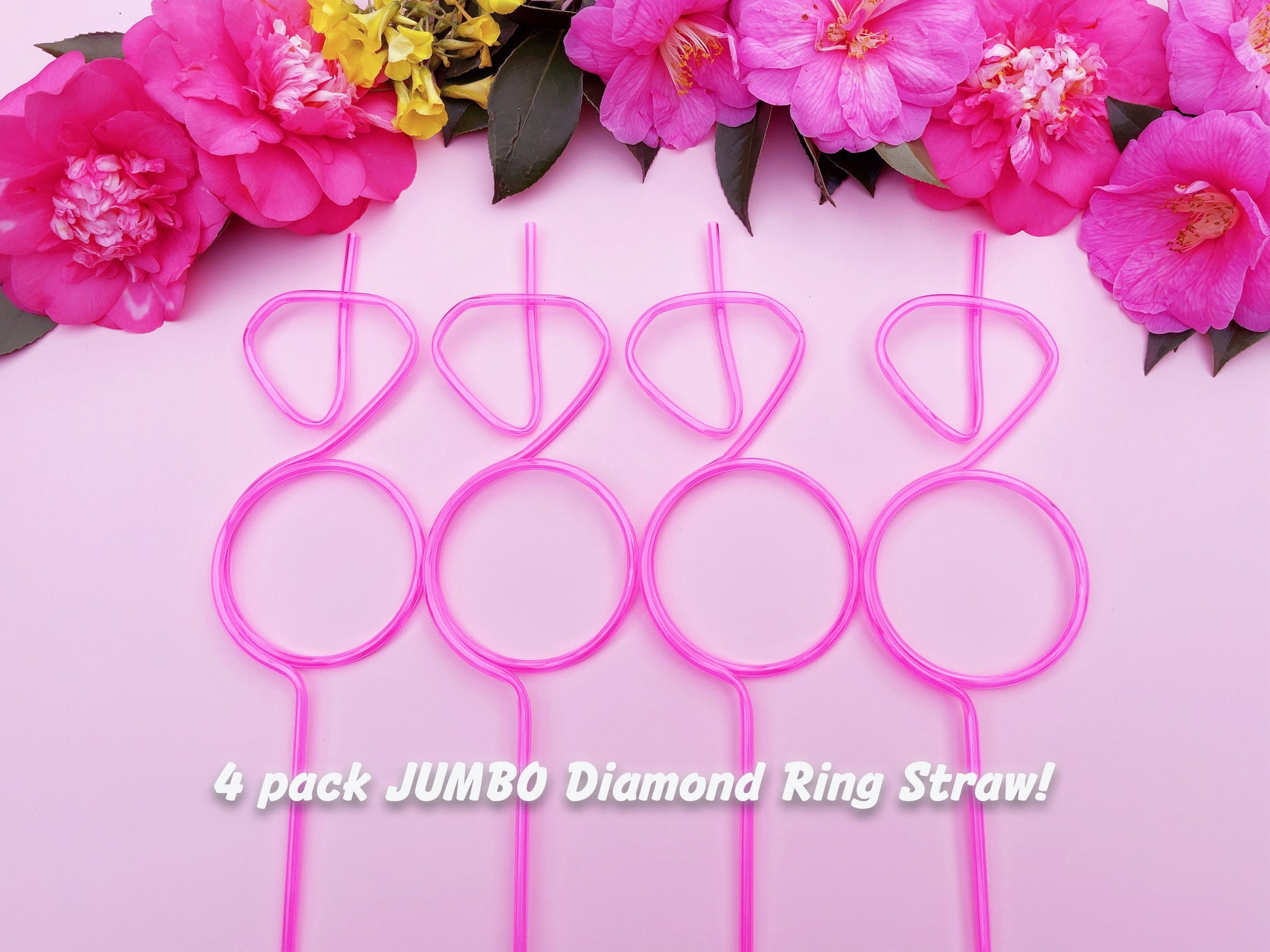 Bride Straw+Diamond Ring Straw | Bachelorette Party Favors | Bride To Be Gift | Hen Party Supplies, Bridal Shower + Party Decorations
