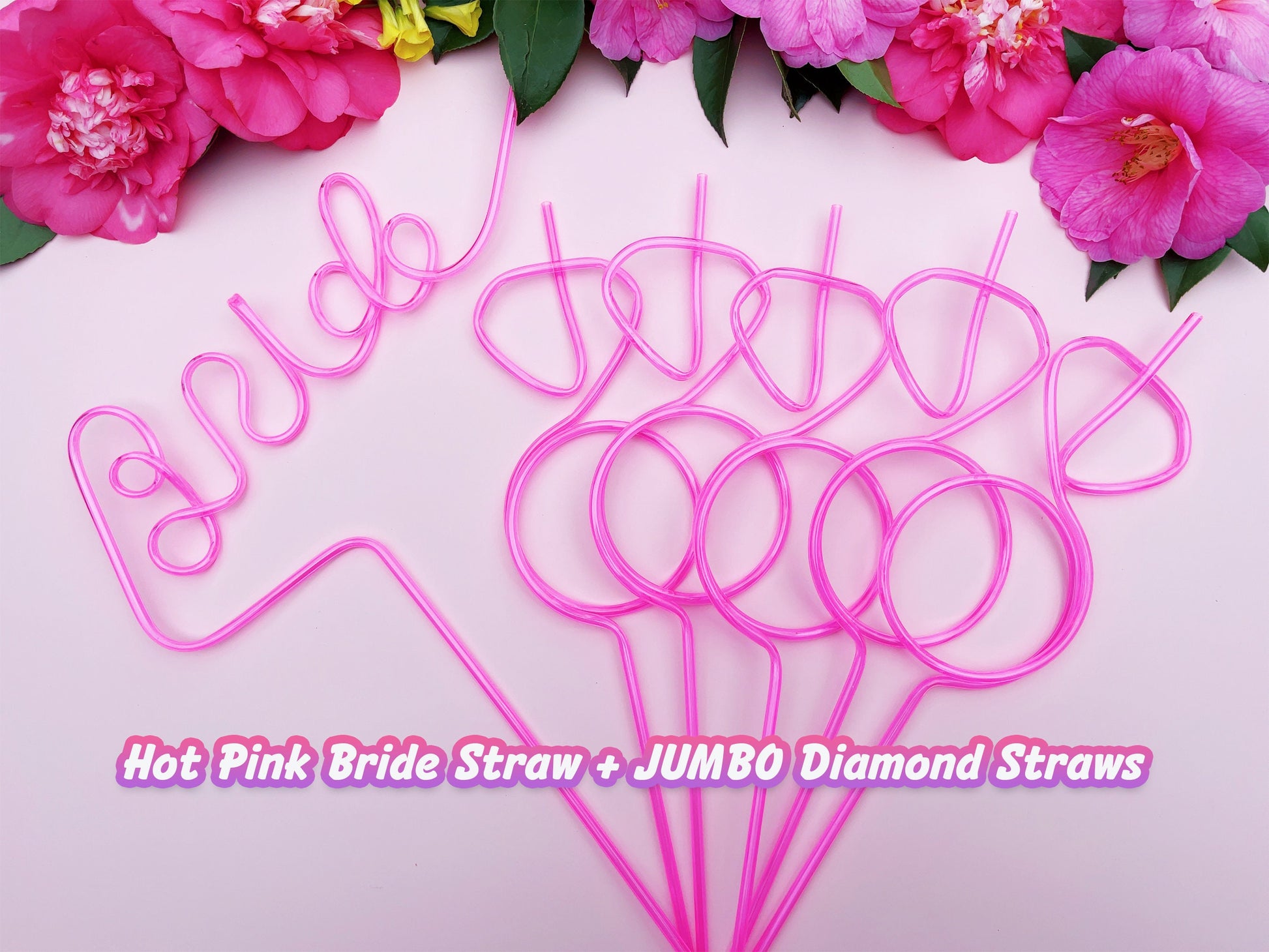 Bride Straw+Diamond Ring Straw | Bachelorette Party Favors | Bride To Be Gift | Hen Party Supplies, Bridal Shower + Party Decorations