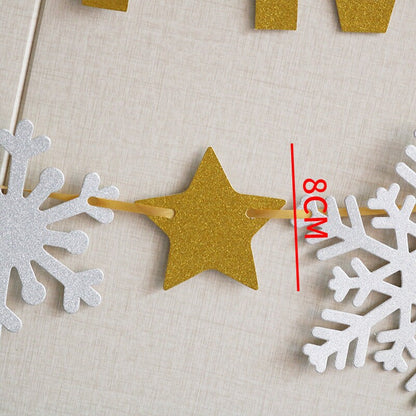 Merry Christmas, Be Merry, Glitter Christmas Bunting, Christmas Decorations, Christmas Garland, Merry Christmas sign