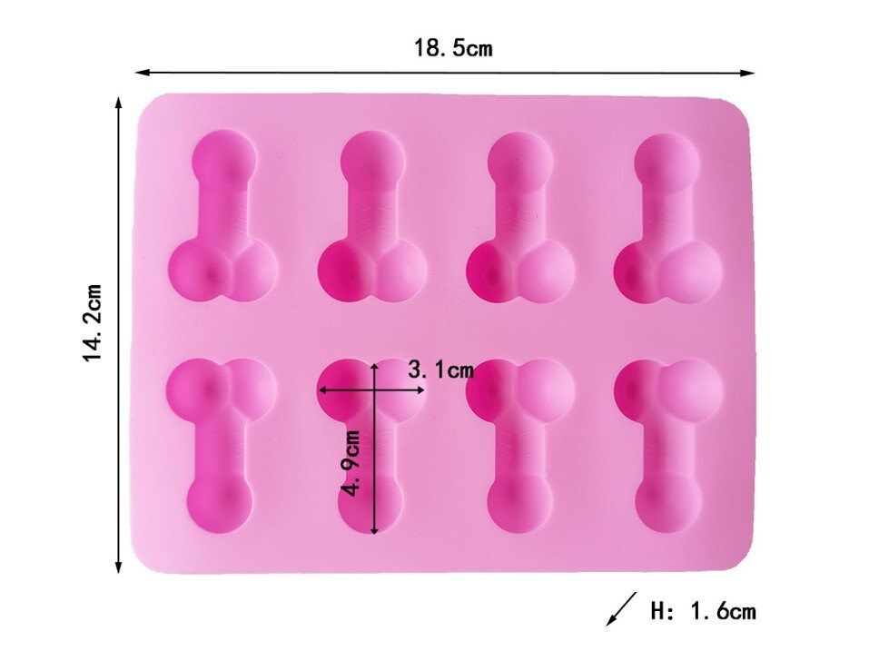 Penis Ice Cube Trays, Penis Chocolate Mold, Dick Ice Mold, Dick Chocolate Mold, Bachelorette Party Favors, Hen Party Favors, Ice Mold