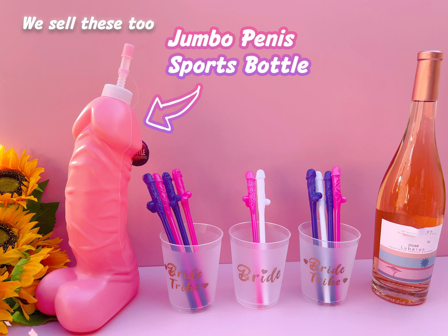 Jumbo Penis Bottle, Hen Party Favors, Same Penis Forever, Penis Ring Toss, Dick Hoopla, Bachelorette Party Decor, Divorce Party, Hen Party