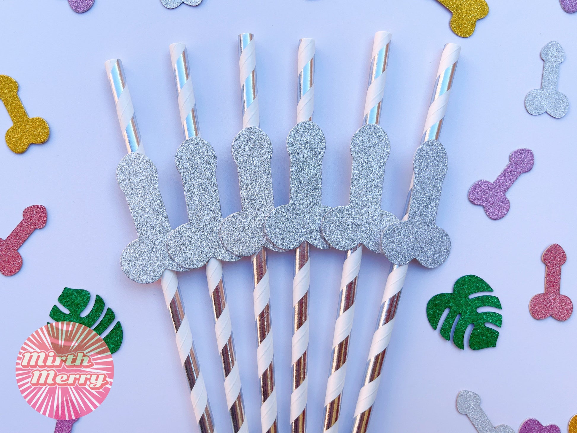 Penis Straws Bachelorette Party Hen Party Decoration Supplies, Party Favor Penis Confetti, Bridal Shower Wedding Drinking Game Bach Bash