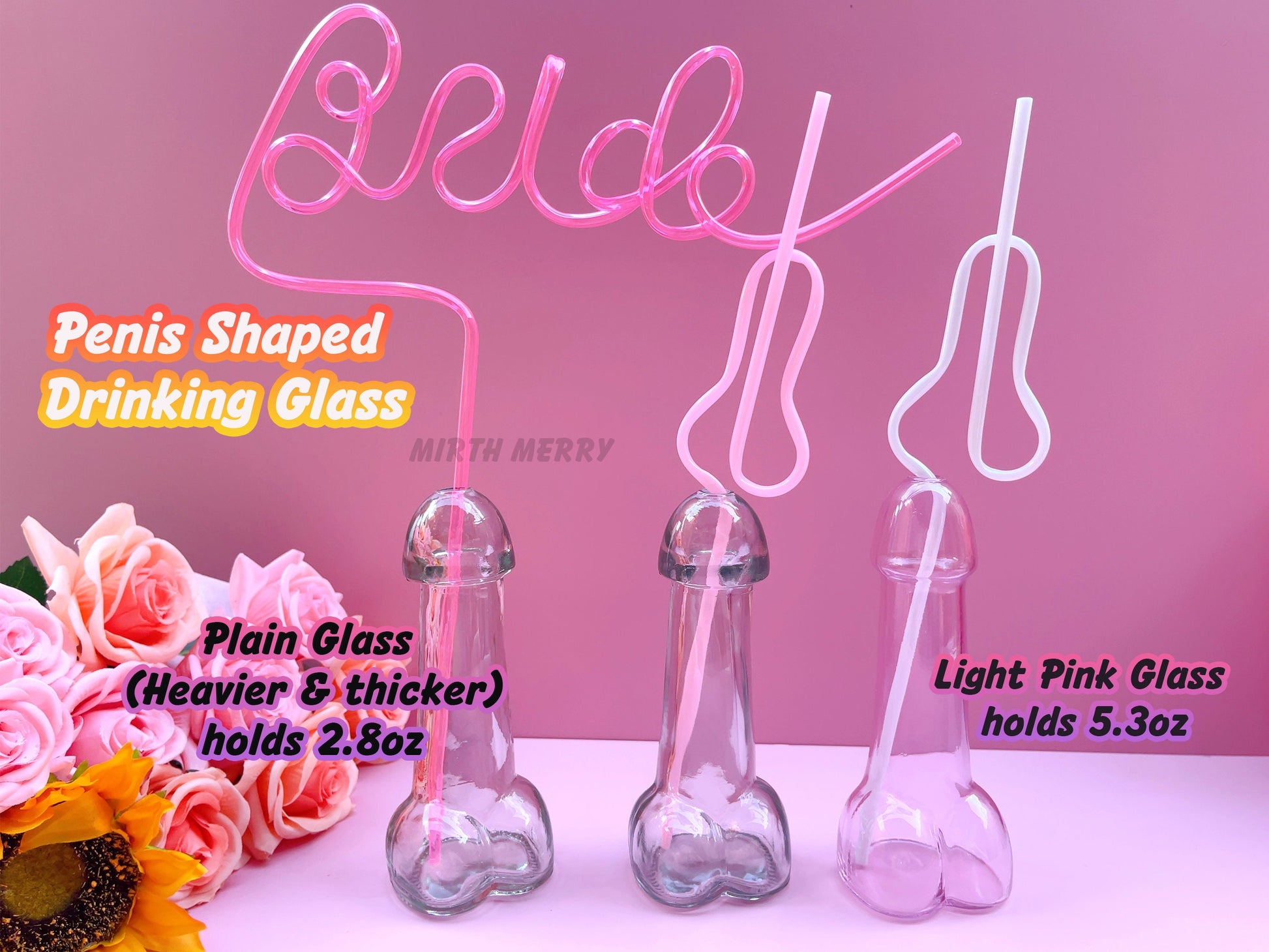 Penis Shaped Drinking Glass, Penis Shot Glass, Penis Beer Can Topper, Bachelorette Party Favors, Hen Party Games, Penis Hoopla Ring