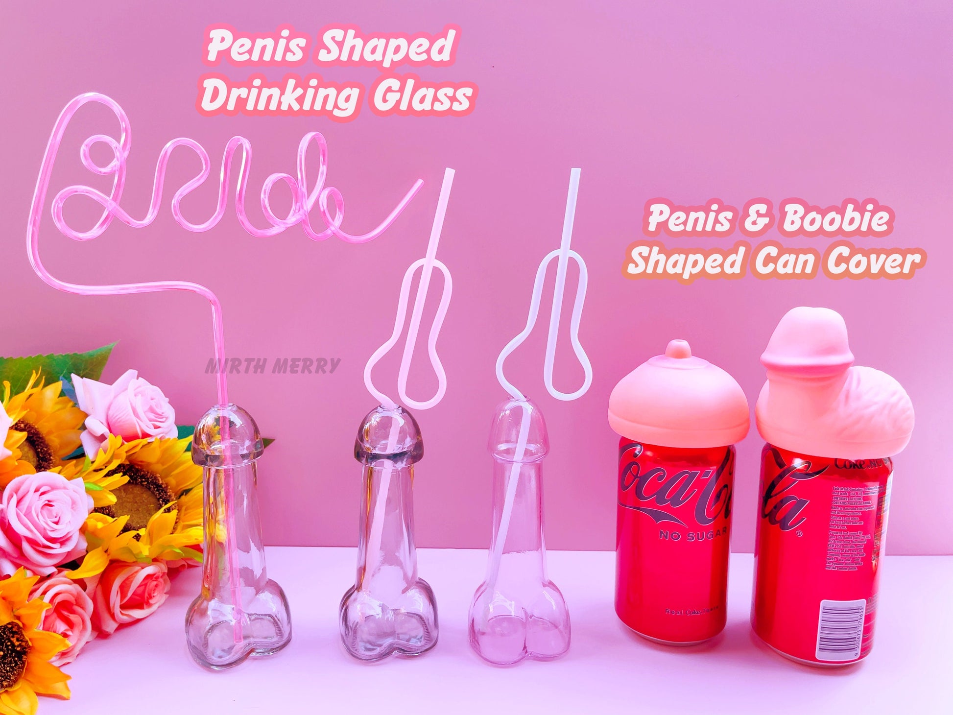 Penis Shaped Drinking Glass, Penis Shot Glass, Penis Beer Can Topper, Bachelorette Party Favors, Hen Party Games, Penis Hoopla Ring