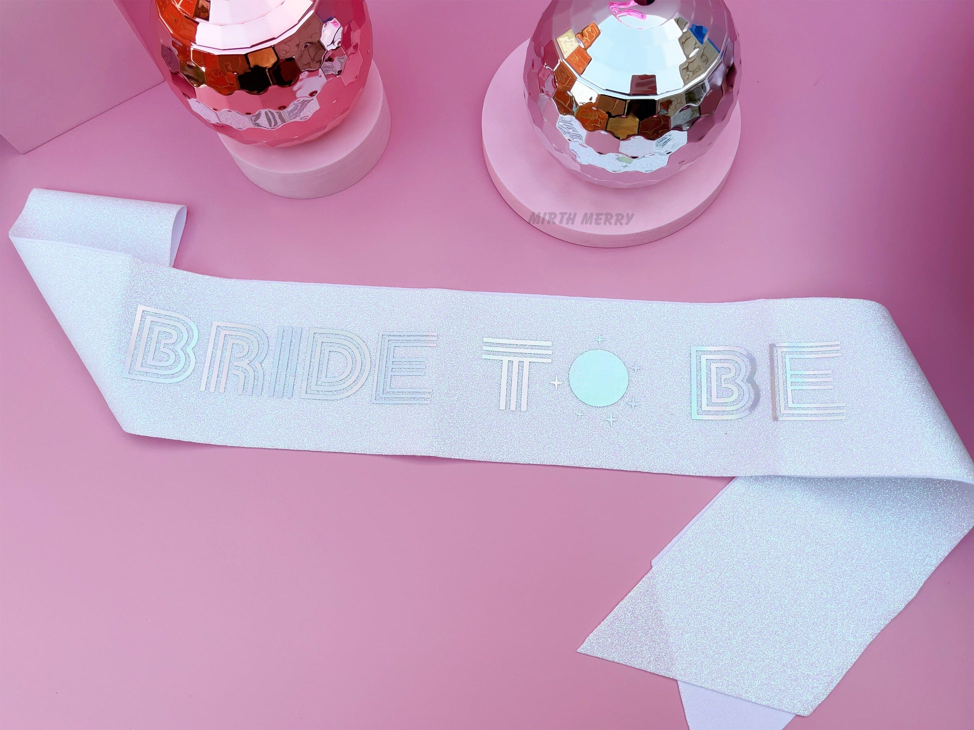 Bride to Be Sash| Hen Party Sash | Iridescent Foil Glitter Sash | Bride To Be Disco Theme Sash | Bachelorette Favors | Last Disco