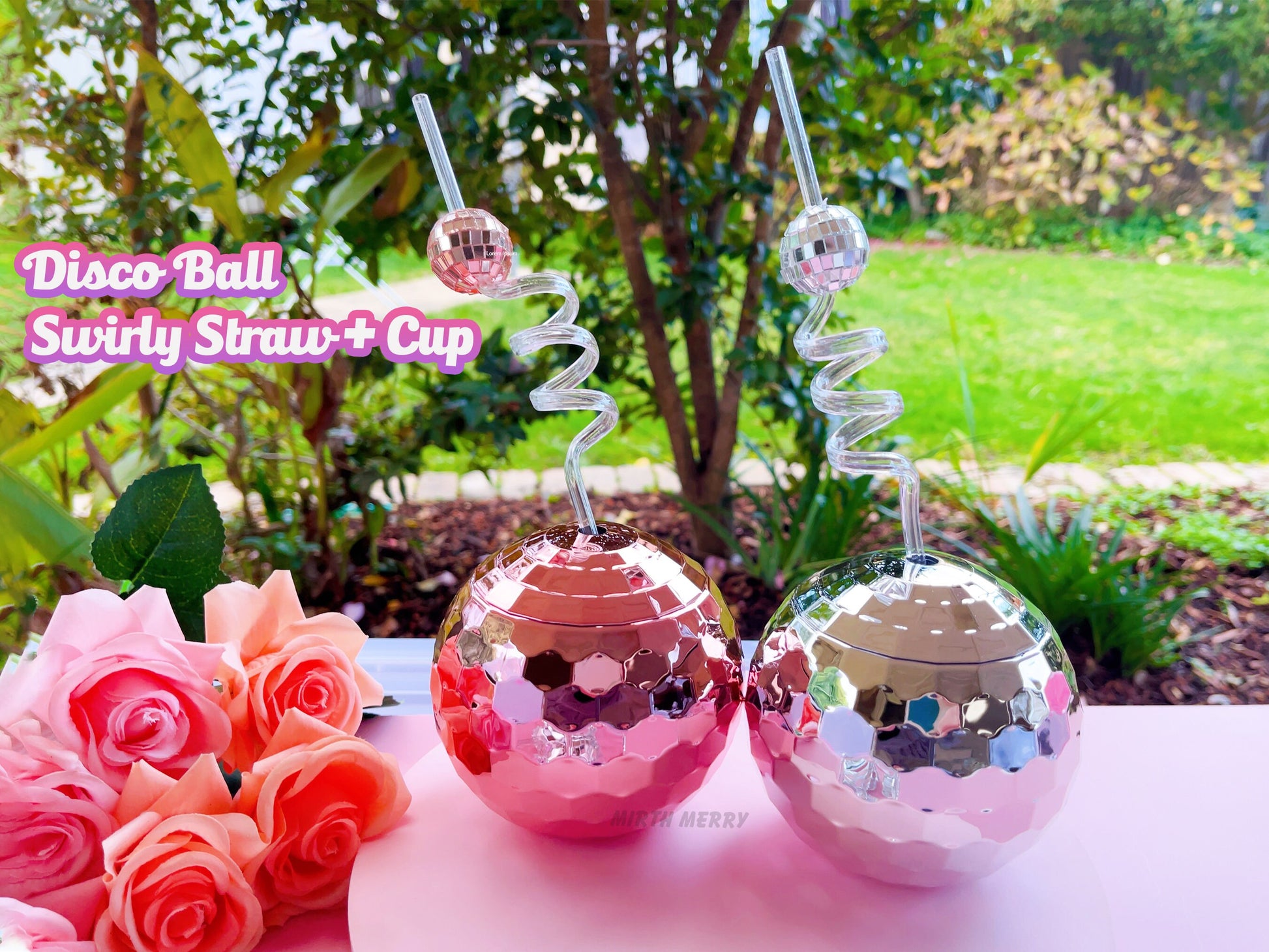 Disco Ball Swirly Straw, Last Disco Hen Party Favors, Disco Cowgirl Cowboy, Bridal Shower, Bachelorette Decorations, 70's, Reusable Straw