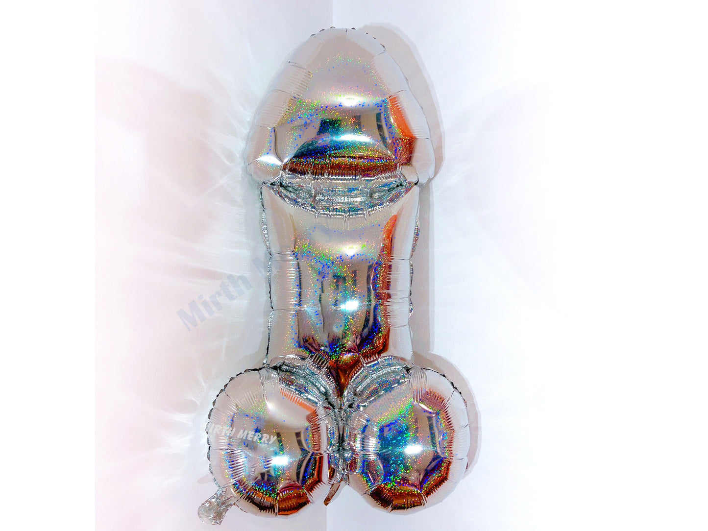 Iridescent Penis Holographic Foil Curtain | Hen Party Bridal Shower Backdrop, Birthday Backdrop, Photo Booth, Dick Favors, Naughty Bach