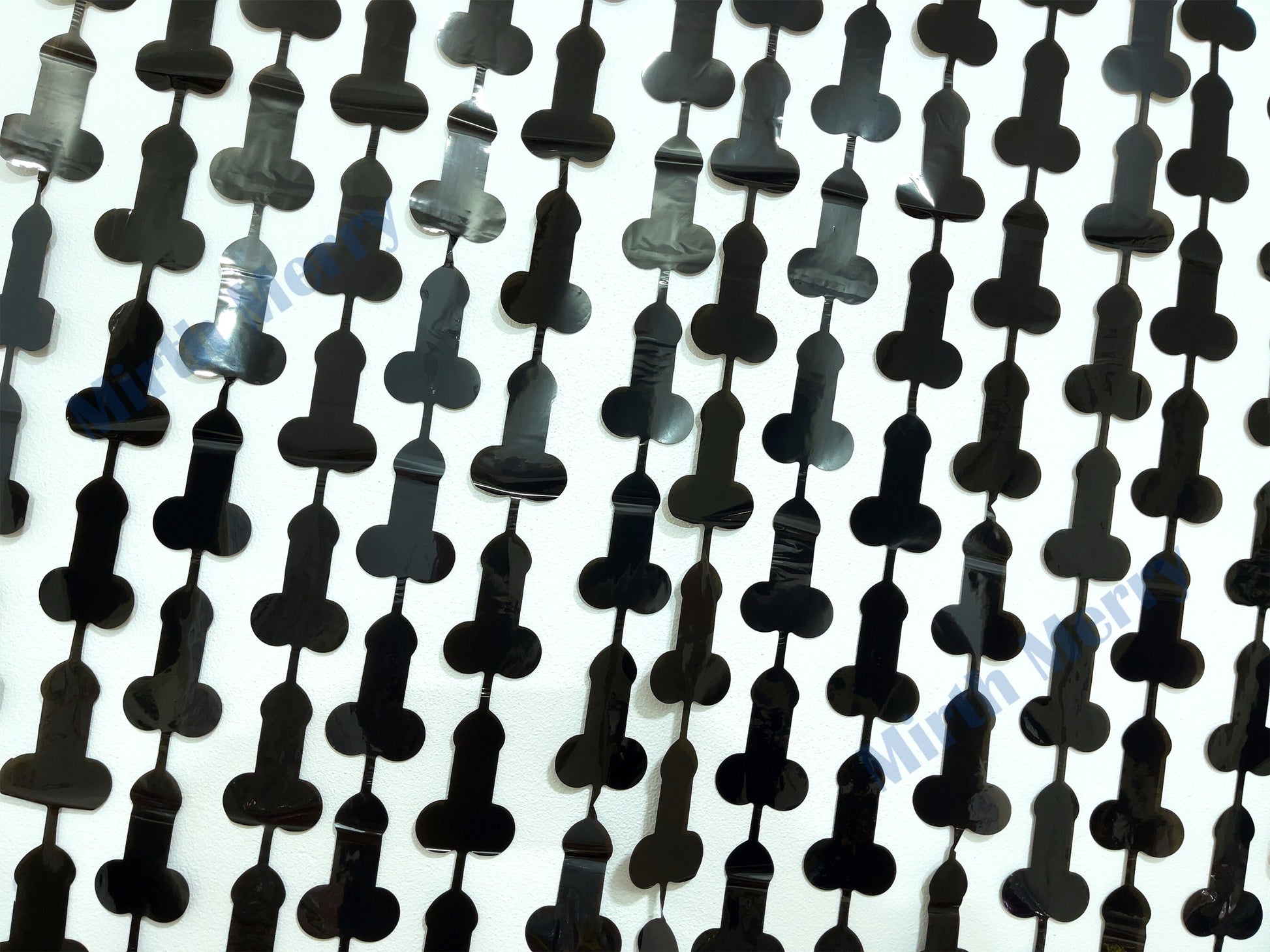 Black Penis Foil Curtain | Foil Fringe Curtain Penis Tinsel, Hen Party Bridal Shower Backdrop, Birthday Backdrop, Photo Booth, Dick Favors
