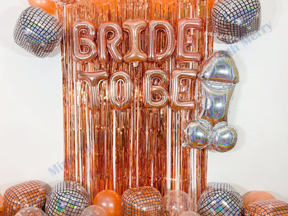 Penis Balloon | 40 inch Iridescent Penis | Bachelorette Party | Same Penis Forever| Hen Party | Bride to Be Bridal Shower, Last Disco
