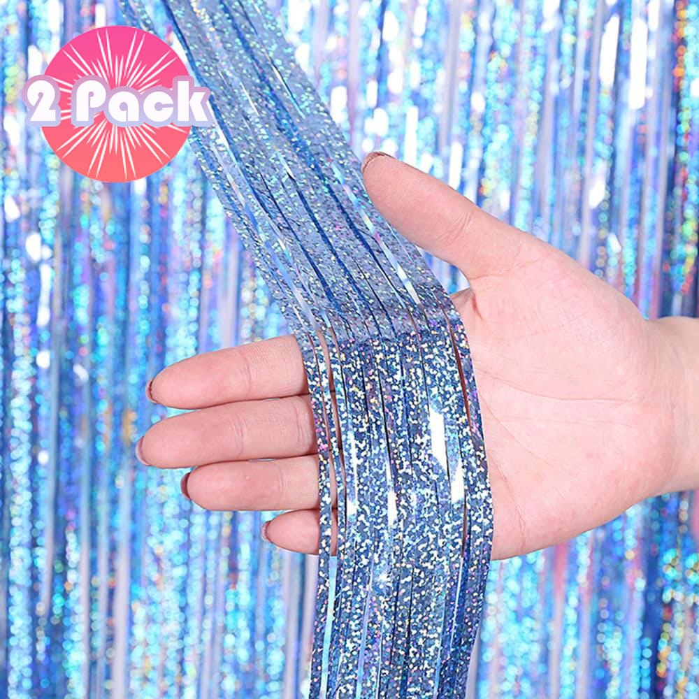 Disco Ball Foil Curtain | Iridescent Backdrop, Bridal Shower Backdrop, Wedding, Hen Party, Birthday Photo Booth, Last Disco